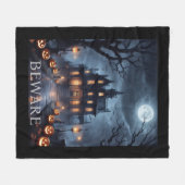 Couverture en polaire d'Halloween (Devant (Horizontal))