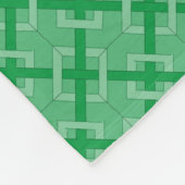 Couverture en polaire - Diamants intertissés (Coin)