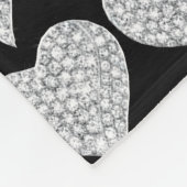 Couverture en polaire Diamond Heart (Coin)