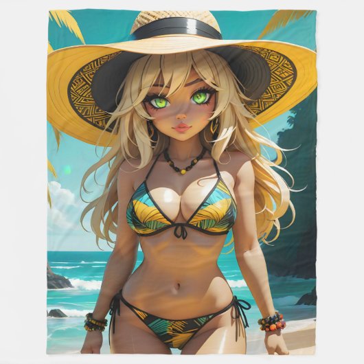 Couverture en polaire Dollz Vixen (Devant)