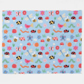 Couverture en polaire douce pour enfants avec des (Devant (Horizontal))