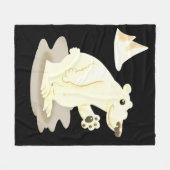 Couverture en polaire d'ours polaire conviviale (Devant (Horizontal))