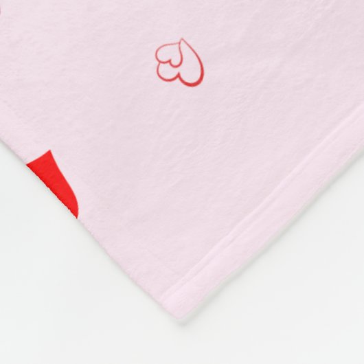 Couverture en polaire du coeur (Coin)