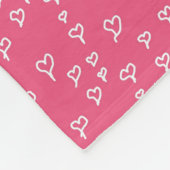 Couverture en polaire du coeur (Coin)