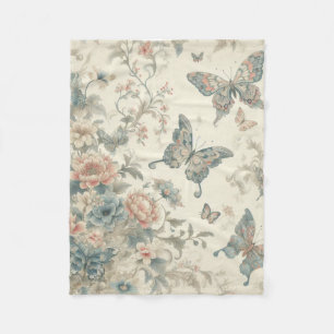 Couverture en polaire du jardin secret