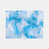 Couverture en polaire du Motif triangle géométriqu (Devant (Horizontal))