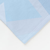 Couverture en polaire du Motif triangle géométriqu (Coin)