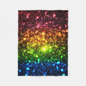 Couverture en polaire en arc-en-ciel (Devant)