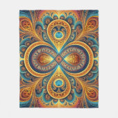 Couverture en polaire en art fractal (Devant)