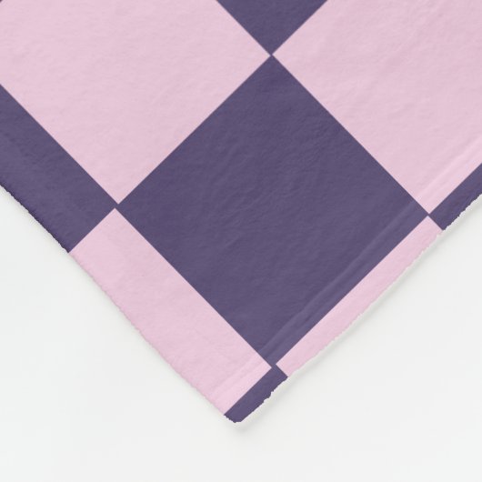 Couverture en polaire en carton rose et violet (Coin)