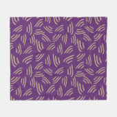 Couverture en polaire en laque violette (Devant (Horizontal))