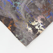 Couverture en polaire en marbre cristal Iridescent (Coin)
