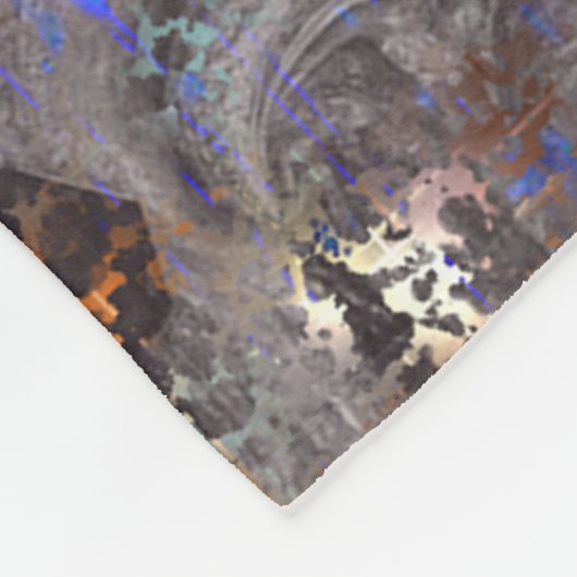 Couverture en polaire en marbre cristal Iridescent (Coin)