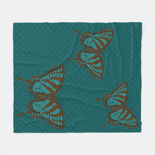 Couverture en polaire en natif Swallowtail (Devant (Horizontal))