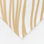 Couverture en polaire en or fleuri Damask (Coin)