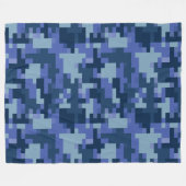 Couverture en polaire en toile bleue (Devant (Horizontal))