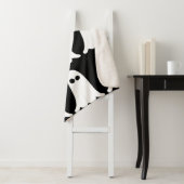 Couverture en polaire fantôme (En situation)