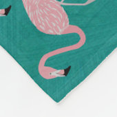 Couverture en polaire Flamant rose (Coin)