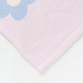 Couverture en polaire fleurie Lizard bleu (Coin)