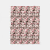 Couverture en polaire florale (Devant)