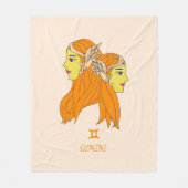 Couverture en polaire Gemini (Devant)