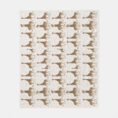 Couverture en polaire giraffe (Devant)