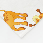 Couverture en polaire/Giraffes pour bébés (Coin)