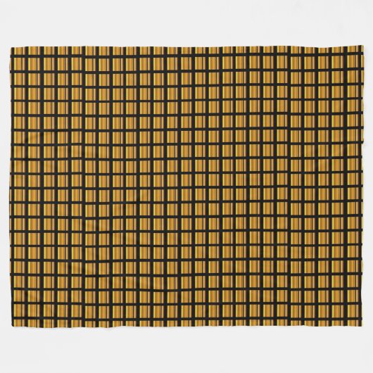 Couverture en polaire Gold Block (Devant (Horizontal))