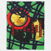 Couverture en polaire GRANDS MOVES (Devant)