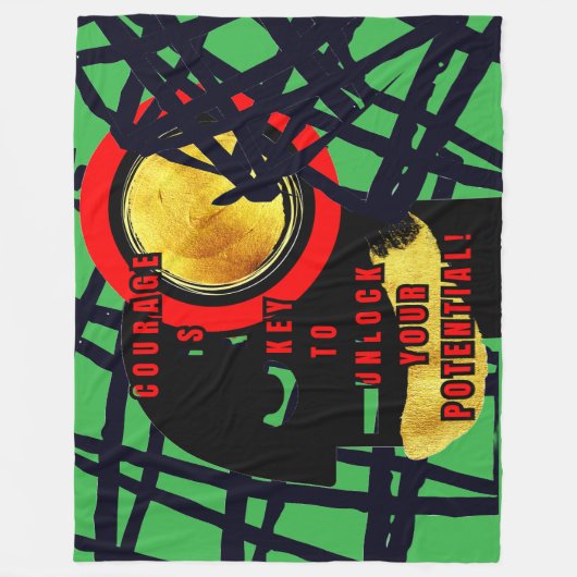 Couverture en polaire GRANDS MOVES (Devant)