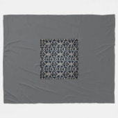 Couverture en polaire gris, grande (Devant (Horizontal))