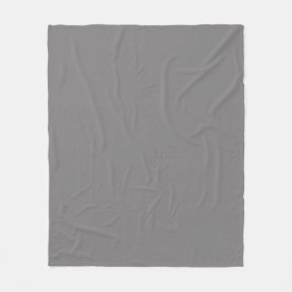 Couverture en polaire grise personnalisée 50x60 Ca