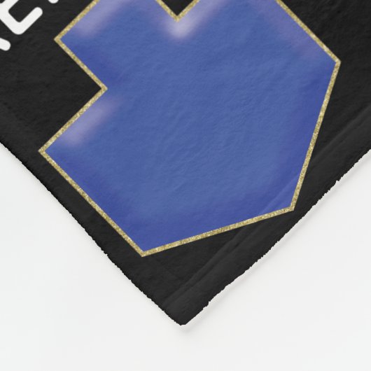 Couverture en polaire Hanoukka Dreidels 3D (Coin)
