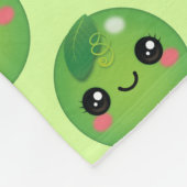 Couverture en polaire Kawaii Pea (Coin)