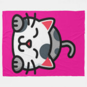 Couverture en polaire Kitty 60x80 (Devant (Horizontal))