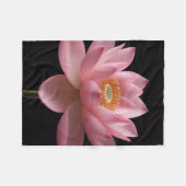 Couverture en polaire (Lotus rose) (Devant (Horizontal))