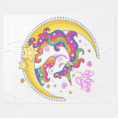 Couverture en polaire magique Unicorn (Devant (Horizontal))