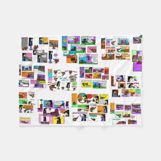 Couverture en polaire Midge Comics (Devant (Horizontal))