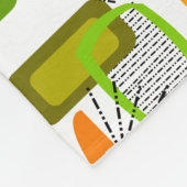 Couverture en polaire moderne du milieu du siècle  (Coin)