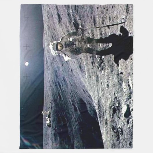 Couverture en polaire MOON WALK (Devant)