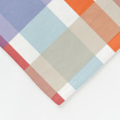 Couverture en polaire Motif à chèque en plastique (Coin)