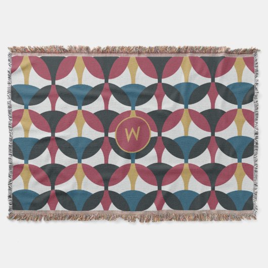 Couverture en polaire Motif avec monogramme (Devant)
