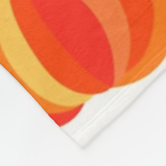 Couverture en polaire Motif d'automne (Coin)