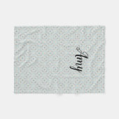 Couverture en polaire Motif de coquillages personn (Devant (Horizontal))