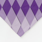 Couverture en polaire - Motif de Jacquard diagonal (Coin)