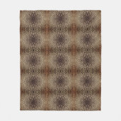 Couverture en polaire - Motif de semences kaléidos (Devant)