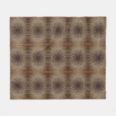 Couverture en polaire - Motif de semences kaléidos (Devant (Horizontal))