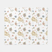 Couverture en polaire - Motif lapin (Devant (Horizontal))