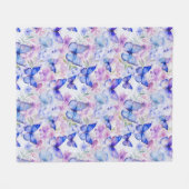 Couverture en polaire motif papillon (Devant (Horizontal))