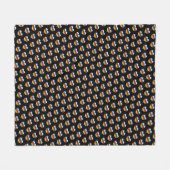 Couverture en polaire Motif Rainbow Heart (Devant (Horizontal))